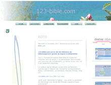 Tablet Screenshot of 123.delabible.com